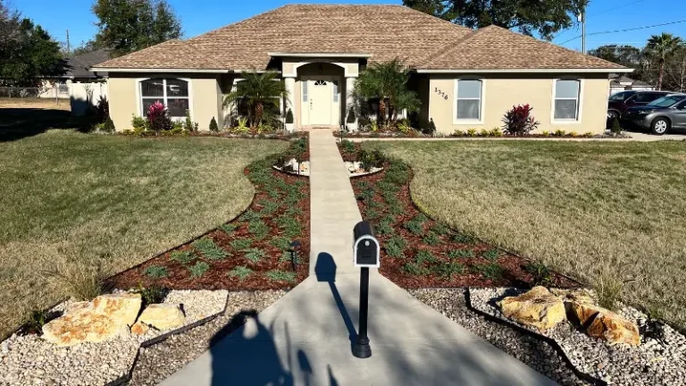 Affordable Front Yard Landscaping: How Paver Walkways and Gravel Paths Can Transform Your Florida Home