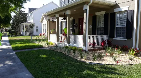 New Plantings And Garden Bed Installations In DeBary Florida.